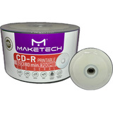 50 Und Cd-r 700mb - 80min - 1x-52x Printable Maketech