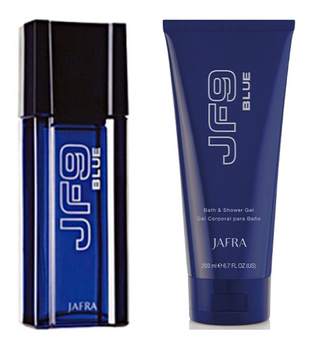 Set De Perfume Jf9 Blue+gel Corporal De Baño