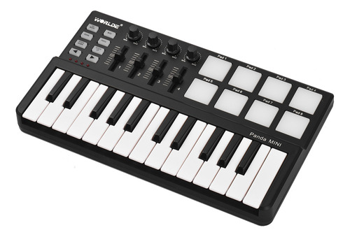 Controlador Midi Usb Y Teclado Mini Controlador Mini De 25 T