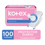 Protector Diario Kotex Cuidado Diario Multiestilo X 100