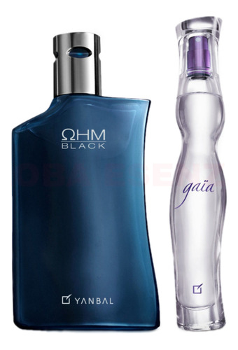Set Gaia Parfum Y Ohm Black Parfum - mL a $750