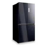 Heladera Side By Side Black 482lts Touch 4 Puertas Philco