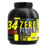 Proteína Whey Hidrolizada Isolate 34 Zero 2.4kg 80 Servicios Sabor Vainilla