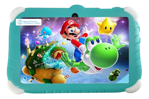 Mario Bros Tablet 7¨ Hd Android 13 32gb Y 2gb Ram Aqua