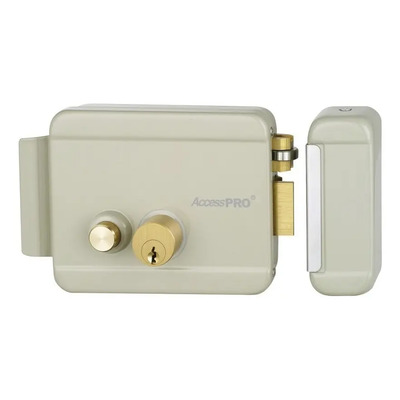 Cerradura Chapa Electrica Derecha Con Boton Para Exterior | Envío gratis