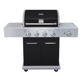 Parrilla A Gas Texas Black 4 Quemadores Bbq Grill Bbq401gcib