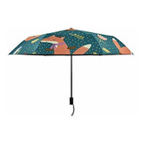 Sombrilla O Paraguas - Cartoon Animal Fox Flower Parasol Umb