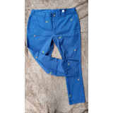 Pantalón De Caballero Vineyard Vines Talla 38*30 Celeste 