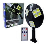 Refletor Holofote 50w Cob Poste Público Solar Branco Frio