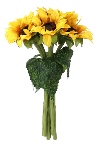 Girasol Elegante Y Realista Con Forma De Flor Artificial, 6