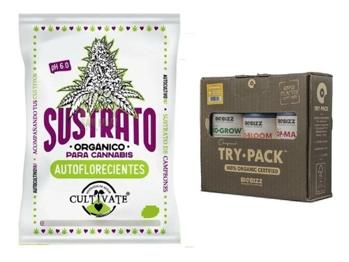 Cultivate Autofloreciente 25lt Biobizz Indoor Pack 250 Ml.