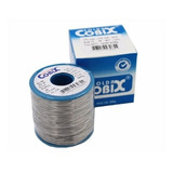 Solda Estanho Cobix 60x40 1mm C/ Fluxo Ra (t2) Rolo 500g