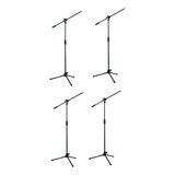 Hércules Ms432b Atril Base Para Micrófono Con Boom 4 Piezas