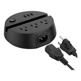 Soporte Escritorio Power Strip 3 Puertos Usb