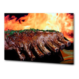 Cuadro 30x45cm Carne Cocina Asado Vaca Cerdo M4