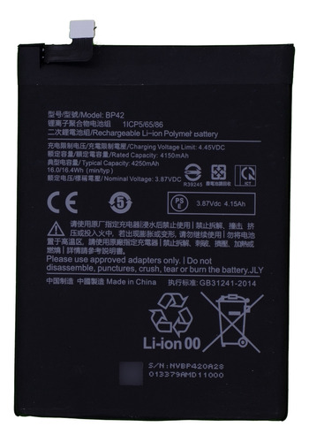 Bateria Bp42 Para Xiaomi Mi 11 Lite Bp42 Con Garantia 100%