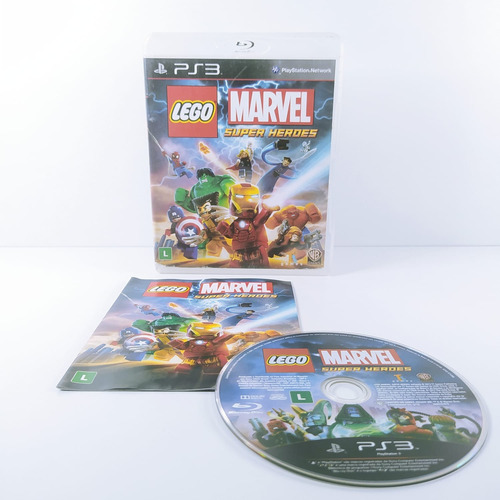 Lego Marvel Super Heroes Original Midia Fisica Ps3