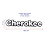 Emblema Jeep Cherokee Aos: 1993-97. Original  Jeep Cherokee
