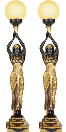 ~? Diseño Toscano Estatua Iluminada De La Diosa Egipcia De L