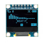 Display Oled 0,96 128x64 Spi Azul Arduino