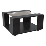 Mesa De Centro Con Vidrio Maderkit 00061