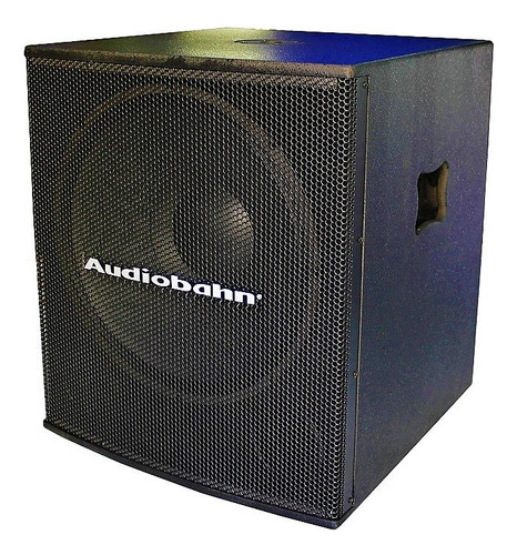 Audiobahn Subwoofer Profesional Amplificado 18 PuLG Asub18x Color Negro