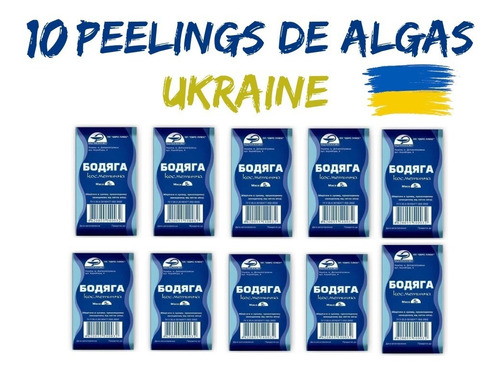 10  - Peelings De Algas Spongilla 100% Original - Ucrânia  