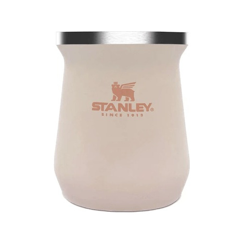 Mate Stanley Original Blanco Negro Acero Inoxidable X 1 Un