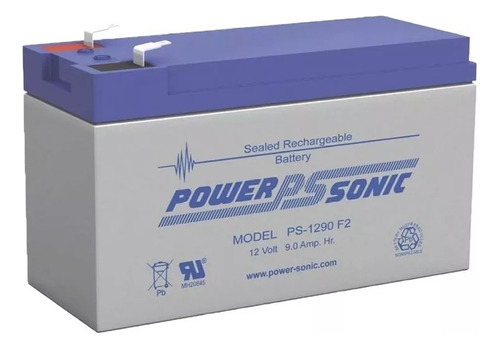 Batería De Respaldo Ul De 12v 9ah 151 X 65 X 98 Mm Ps-1290-f