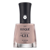 Esmalte Diamond Gel Noz Moscada Manicure Risque 9,5ml