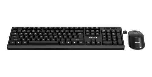 Philco Kit Teclado + Mouse Wireless Color Negro 29ppr6354k