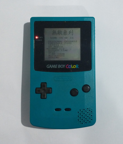 Console Game Boy Color Cgb-001 Verde Água