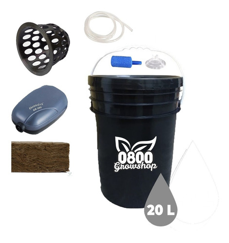 Kit Hidroponia Completo Balde 20l Indoor Hidroponico