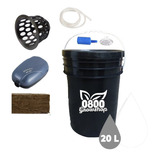 Kit Hidroponia Completo Balde 20l Indoor Hidroponico