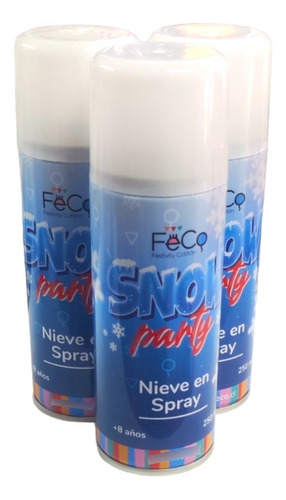 Nieve Artificial En Spray 3 Unidades 250 Ml