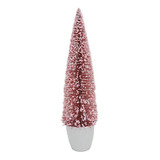 Árbol Pino Navidad Brillante 38cmx15cm Adorno Navideño Deco