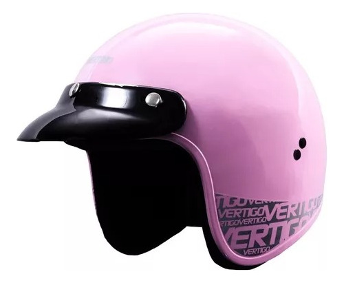 Casco Vertigo Abierto Mujer Dama Chica Nena Rosa Rpm