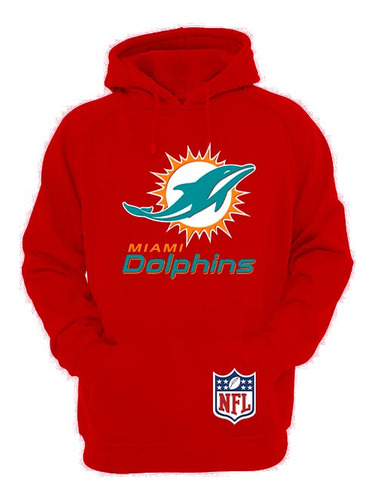 Sudadera Hoodie Miami Dolphins - Adulto E Infantil 