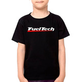 Camisa Camiseta Infantil Carro Fuel Tech Bateria Velocidade 