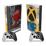 Skin Para Xbox Series S Adesivo Vertical - Modelo 004