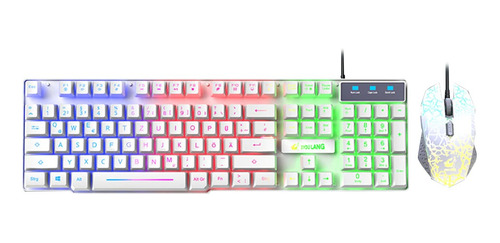 Teclado Gamer T13 Arcoíris Ziyou Lang Español