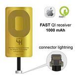 Qi Receiver Para iPhone 5- 5c- Se- 6- 6 Plus- 7- 7 Plus- Iph