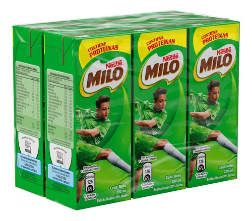 Nestlé Milo Multipack 6 Unidades 200ml