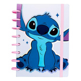 Cuaderno Inteligente A5 A Discos Stitch Disney Mooving Loops