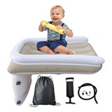 Cama De Viaje Inflable Para Nios, Extensor De Asiento De Avi