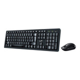 Kit Teclado + Mouse Genius Km-8200 Inalámbrico Español Negro