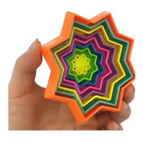 Estrella Mágica Fidget Luces Juguete 3d Spinner Niños Niñas