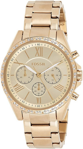 Reloj Fossil Modern Courier Dorado Para Mujer