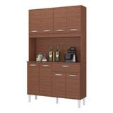 Mueble De Cocina Cassia 8 Puertas Capuchino