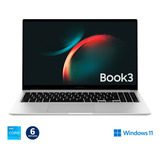 Notebook Samsung Galaxy Book3 15.6 Intel Core I3 6 Núcleos 8gb 256gb Color Silver